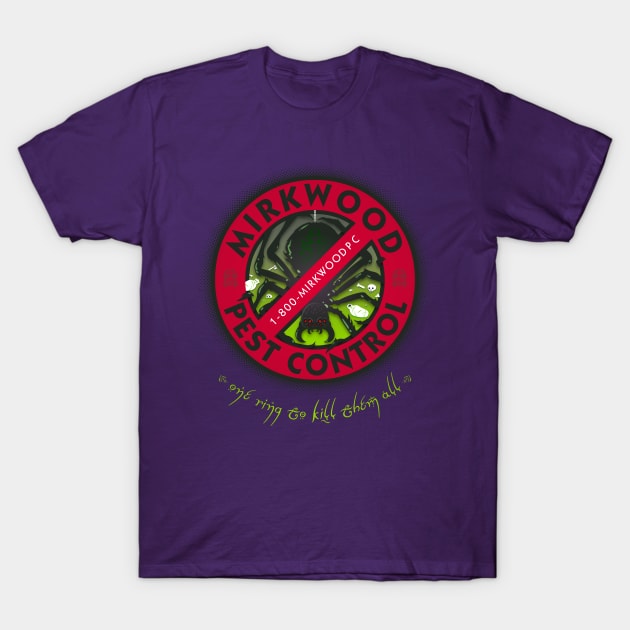 Mirkwood Pest Control T-Shirt by HtCRU